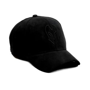 Head Gear Black Super Suede Cap