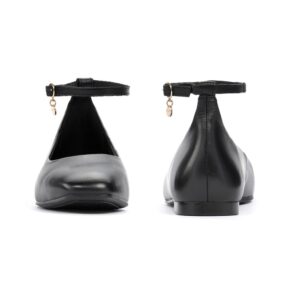 Premium Black Ankle Strap Shoes for Women